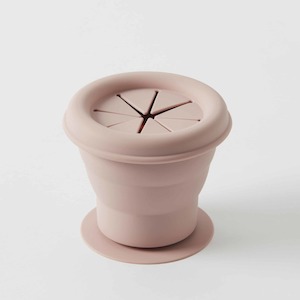 Care: Silicone Snack Cup Blush