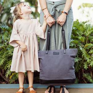 Change: Arch Luxe Nappy Bag Grey