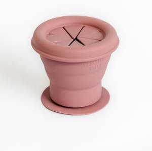 Tableware: Desert Rose Silicone Snack Cup
