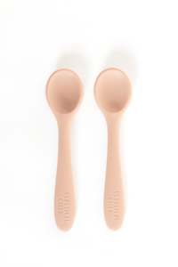 Tableware: Blush Silicone Spoon 2 Pack