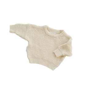 Baby Outerwear: Ziggy Lou Jumper Chunky Oat
