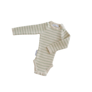 Baby Shoes 1: Ziggy Lou Bodysuit Biscotti Stripe
