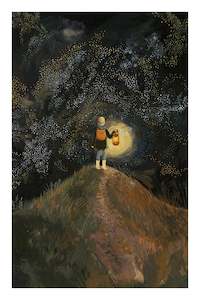 Lore Pemberton: Lights on the Hill Art Print