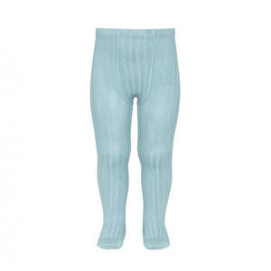 Socks Tights: Duckegg Ribbed Tights