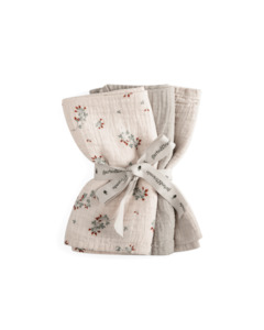 Garbo&Friends Clover Burp Cloth 3 pcs