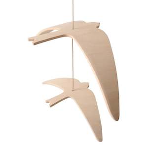 Charlie Crane Kano Birds Mobile