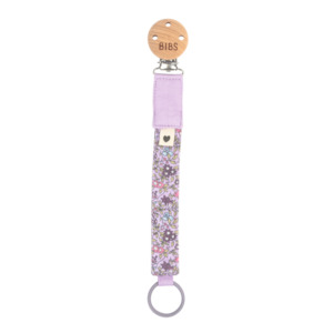 Feed: BIBS x LIBERTY Pacifier Clip - Chamomile Lawn/Violet Sky
