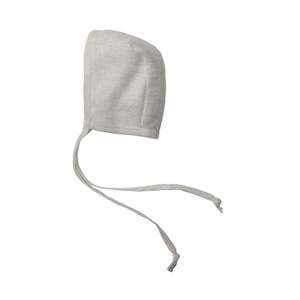 New Girl Clothing: Dark Natural Linen Brimless Bonnet