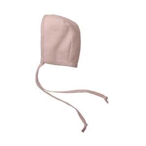 Blush Pink Linen Brimless Bonnet