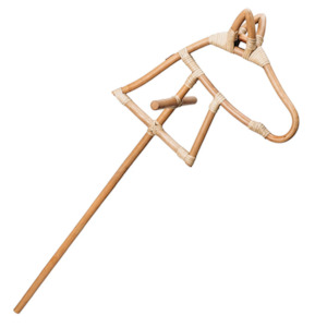 Wooden Toys: Rattan Hobby Horse
