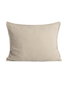 Bedding: Garbo&Friends Olive Muslin Pillowcase