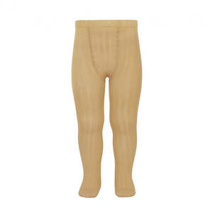Gold Ribbed Tights