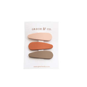 For Mama: Grech & Co. Snap Matte Clip Set of 3
