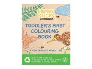 Play: Honeysticks Toddlers First Colouring Book - A Kiwi Adventure