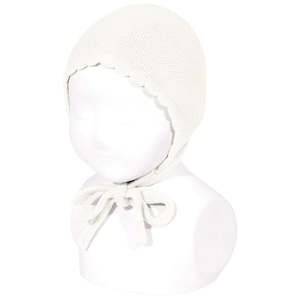 Condor Cream Moss Stitch Bonnet