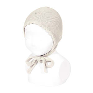 Condor Linen Moss Stitch Bonnet