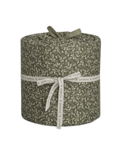 Bedding: Garbo&Friends Floral Moss Percale Crib Bumper