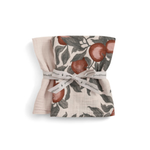 Bedding: Garbo&Friends Pomme Burp Cloth Large (Set of 2)