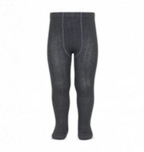 Socks Tights: Anthracite Ribbed Tights
