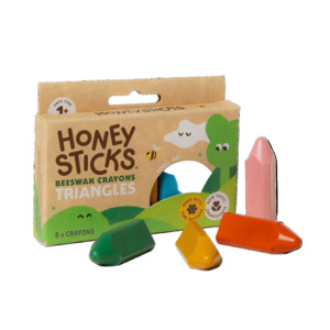 Play: Honeysticks Beeswax Crayons Triangles 8pk
