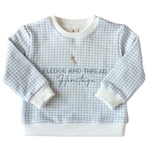 Fledge & Thread Jumper - Blue Gingham