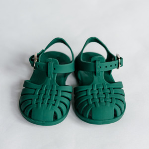 Baby Shoes 1: Jelly Sandals Myrtle Green
