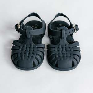 Classical Child Collection: Jelly Sandals Navy Blue