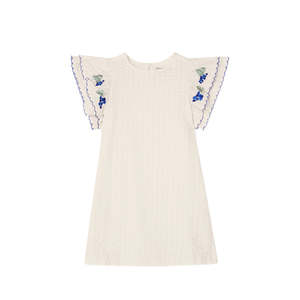 Garbo & Friends Seersucker Grapes Collar Dress