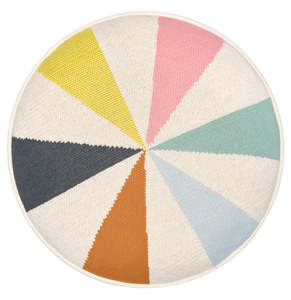 Castle Beach Ball Knit Round Cushion