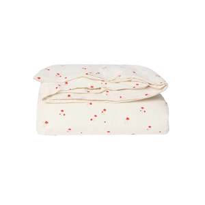 Garbo&Friends Seersucker Duvet Cover Single Poppy