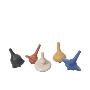 Play: ferm LIVING Spin Tops Set of 5 - Multi