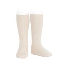 Summer End: Condor Ribbed Socks Linen
