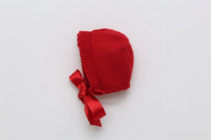 Sage Green: Dorna Baby Bonnet Red
