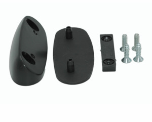 Classic Car Accessories: Mirror Plinth Kit - Black