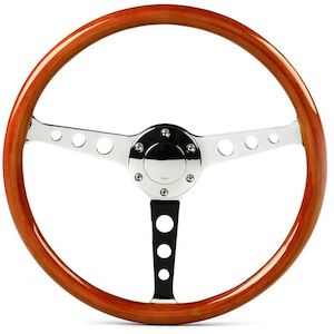 Wood 15" ADR Classic Chrome With Holes