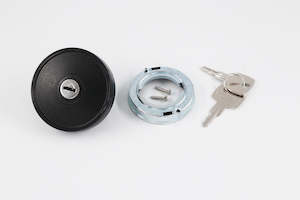 Tex Locking Fuel Cap - Black - Morris Minor, Morris