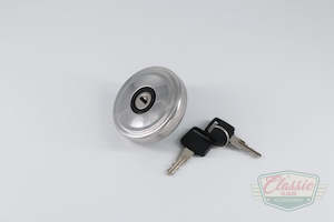 Fuel Caps: Stainless steel locking petrol cap