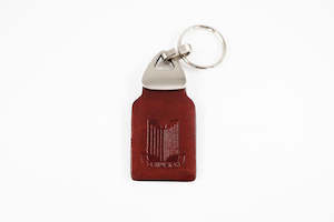 Branded Accessories: Triumph Brown Leather Key Ring