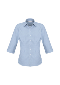 Ladies Ellison 3/4 Sleeve Shirt – CUS Classic Uniforms & Sportswear