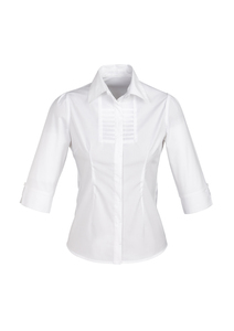 Ladies Berlin 3/4 Sleeve Shirt – CUS Classic Uniforms & Sportswear