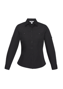 Ladies Bondi Long Sleeve Shirt – CUS Classic Uniforms & Sportswear
