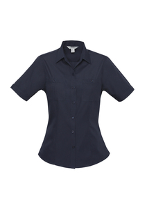Products: Ladies Bondi Short Sleeve Shirt – CUS Classic Uniforms & Sportswear