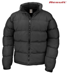 R181X Result Hooded Puffer Jacket – Black – CUS Classic Uniforms & Sportswear