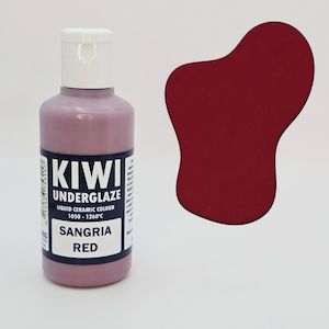 Kiwi Underglaze: Sangria Red Underglaze
