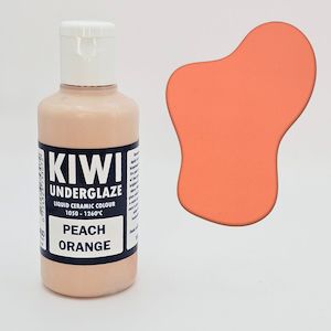 Kiwi Underglaze: Peach Orange Underglaze