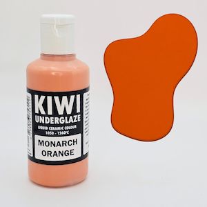 Rainbow Palette: Monarch Orange Underglaze
