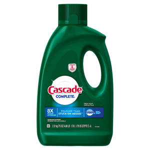 Products: Cascade Complete, Gel Dishwasher