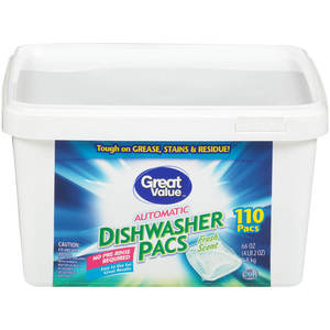 Products: Great Value Automatic Dishwasher Pacs