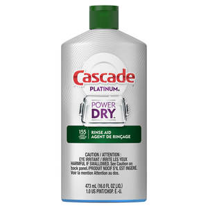 Products: Cascade Platinum Dishwasher Rinse Aid