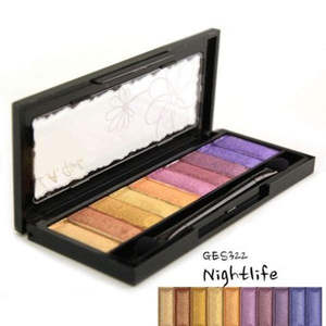LA Girl - 10 Color Eyeshadow Palette - Nightlife